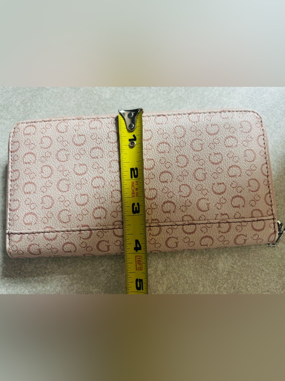 Guess Factory Bowie Debossed Logo Zip-Around Wallet - Picture 8 of 11